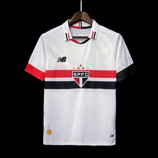 Camisa São Paulo 24/25 Mandante - Tamanhos S-XXXXL (Tailandesa)