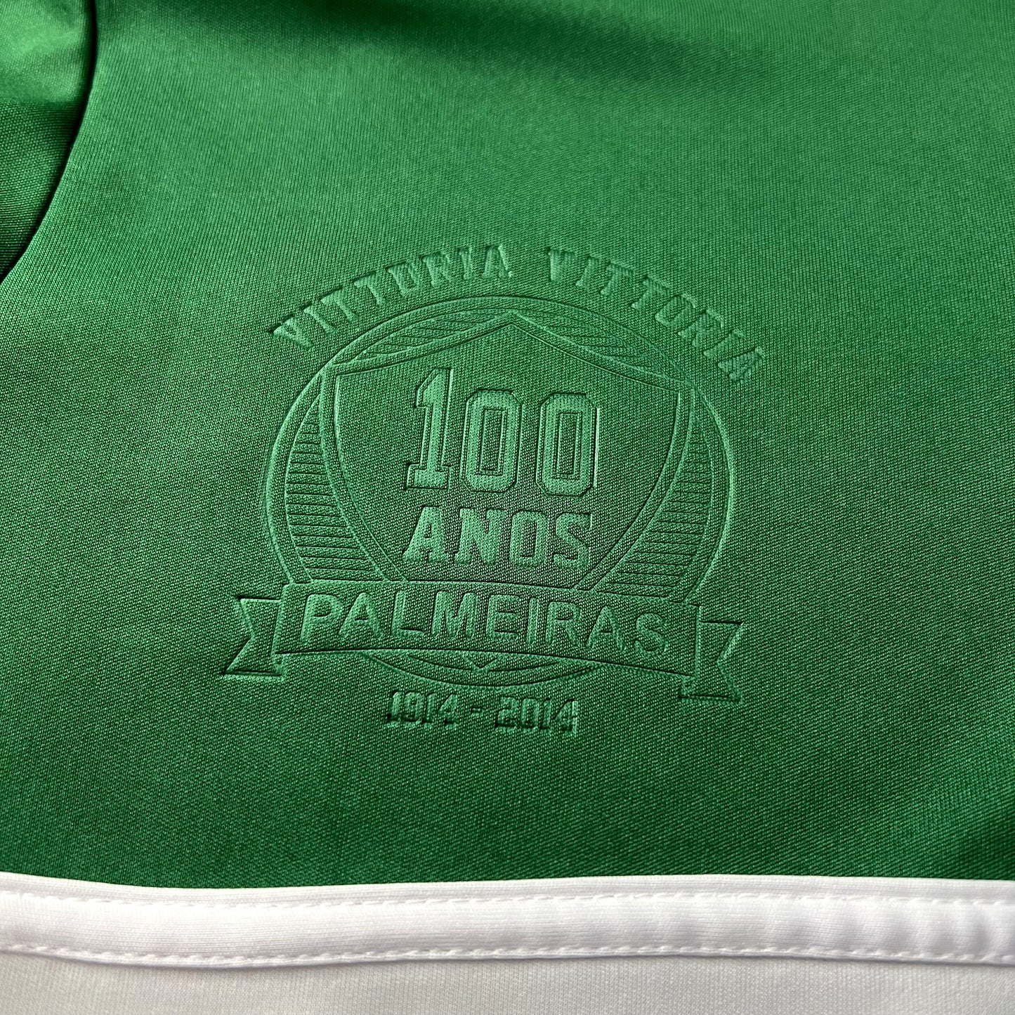 Camiseta Retro Palmeiras 2014 Edição Centenária Verde - Tailandesa - Tamanhos S-XXXXL