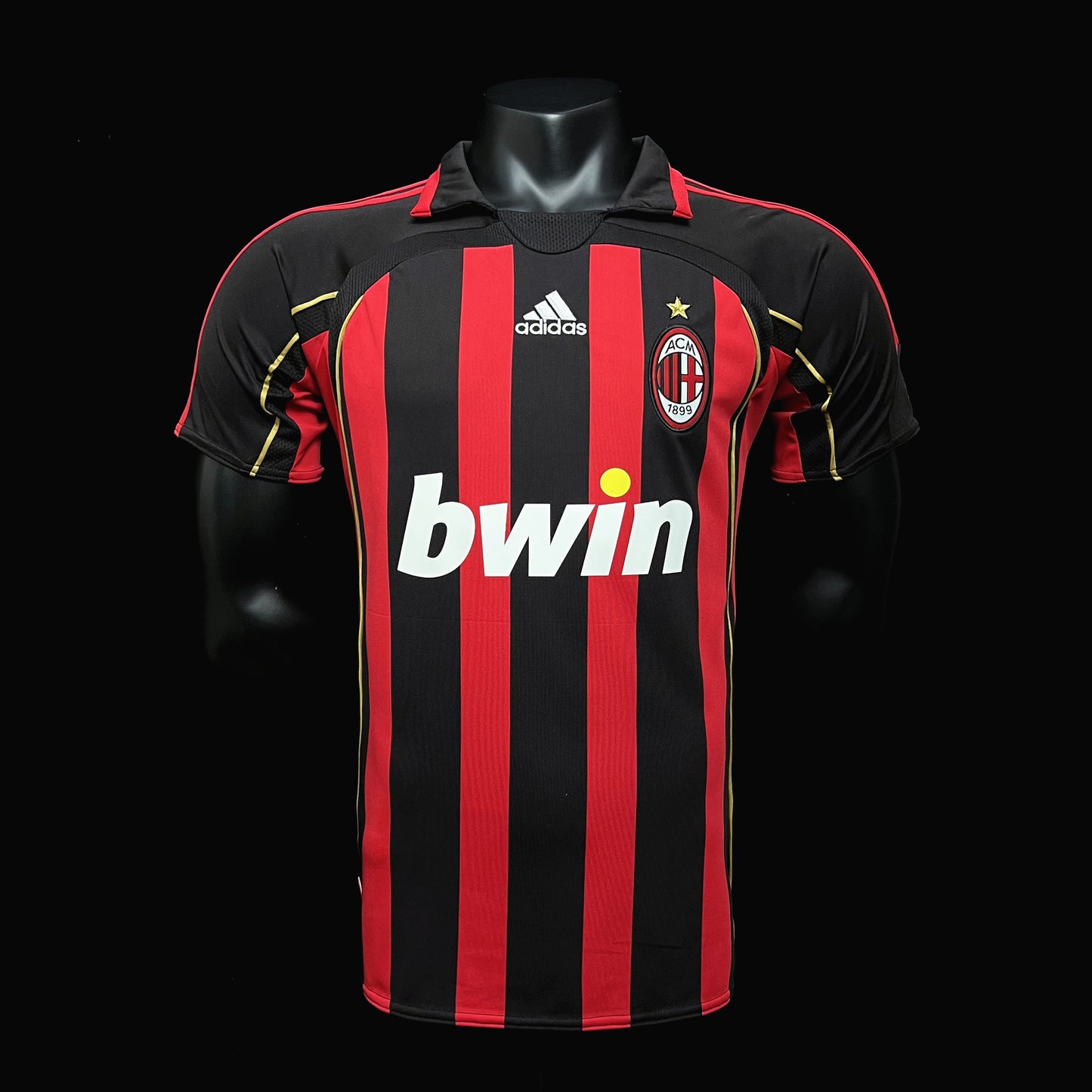 Camisa Retrô AC Milan 06/07 Mandante - Tamanhos S-XXL (Tailandesa)