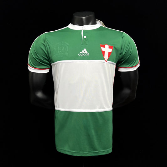 Camiseta Retro Palmeiras 2014 Edição Centenária Verde - Tailandesa - Tamanhos S-XXXXL